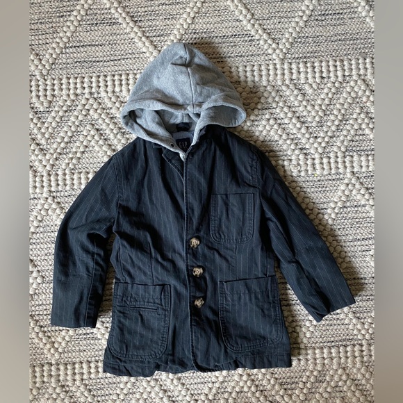 BABY GAP Hooded Blazer Jacket - Picture 2 of 6